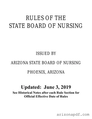 Fill in a Valid Arizona Board Of Nursing License Template