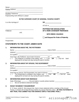 Fill in a Valid Arizona Drdc10F Template